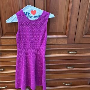 Milly Mini Magenta Dress